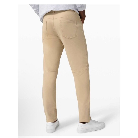 LULULEMON Lululemon ABC Pant Classic Size 31 Khaki 28” Inseam Warpstreme Active - Picture 2 of 11